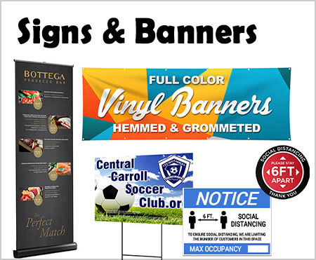 signs and banners banner